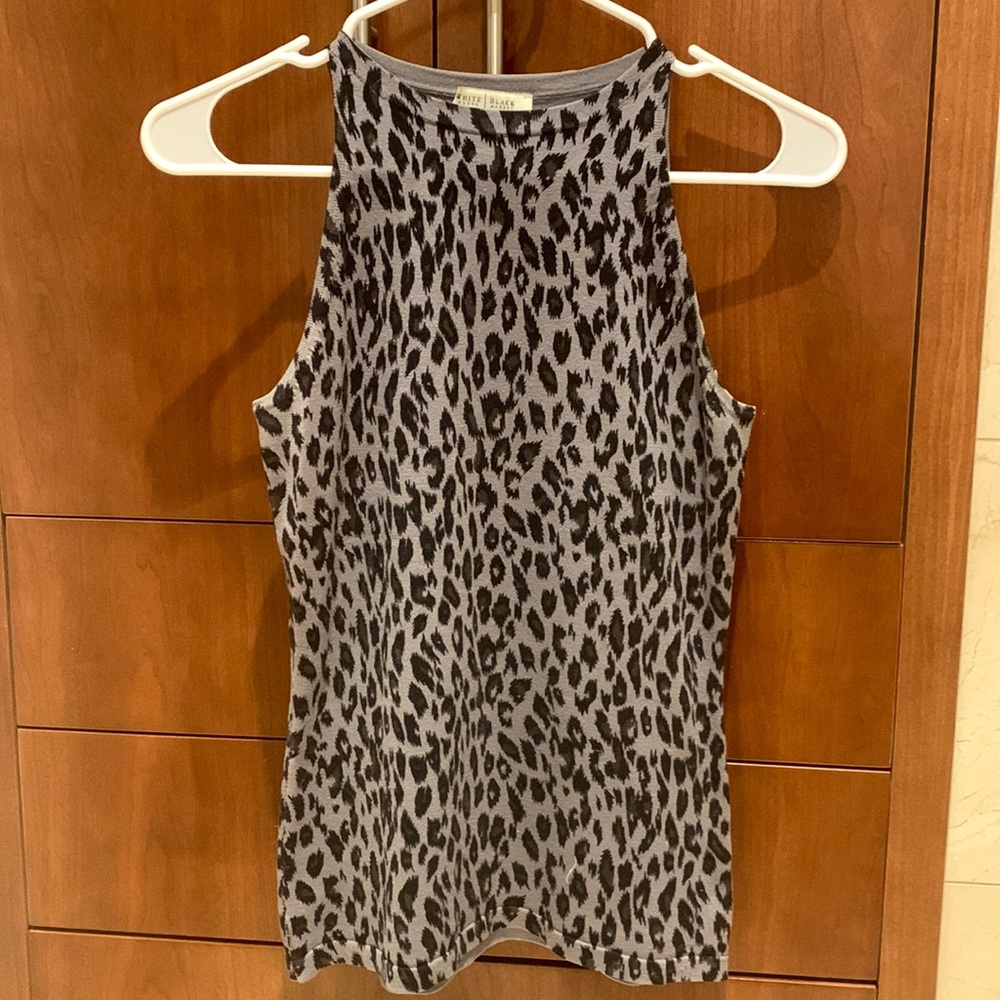 Animal print tank by White House Black Market